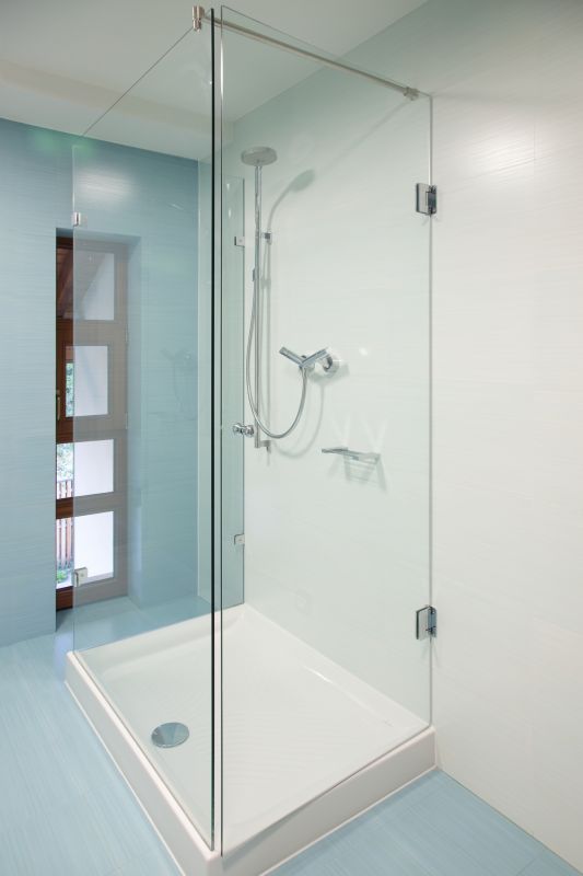Open-Concept Shower Space