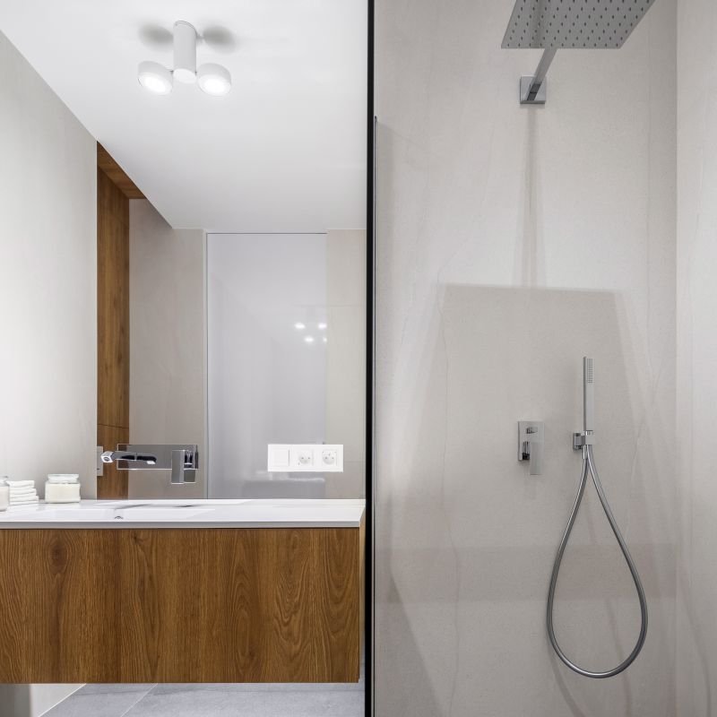 Spacious Shower Area